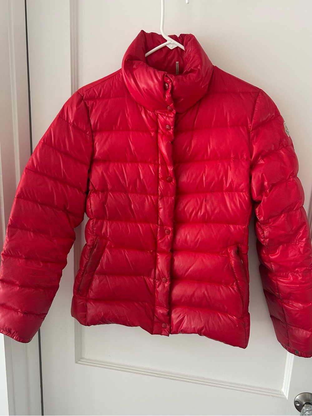 Moncler Grenoble Red Puffer Down Jacket - Picture 2 of 8